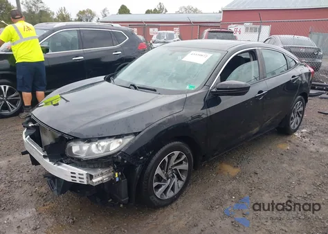 2017 Honda Civic Ex из США, поврежденный, VIN 19XFC2F76HE050096